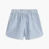 Shorts à rayures en seersucker pour enfant