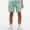 Shorts à rayures et logo monogramme pour enfant Shorts à rayures et logo monogramme pour enfant