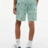 Shorts à rayures et logo monogramme pour enfant Shorts à rayures et logo monogramme pour enfant