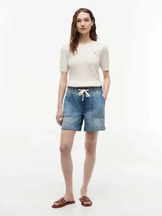 Shorts utilitaires en denim