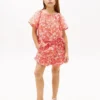 Shorts à volants imprimés tropicals pour enfants Shorts à volants imprimés tropicals pour enfants
