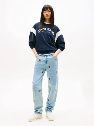 Slim Straight Jean Tommy Jeans Crest
