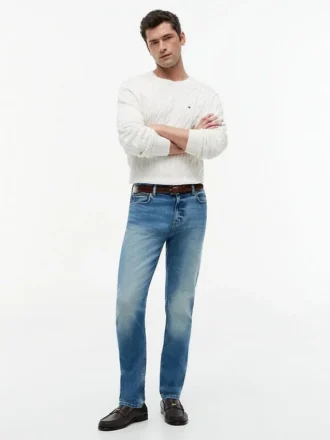 Slim stretch jeans with faded wash Slim stretch jeans with faded wash