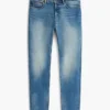 Slim stretch jeans with faded wash Slim stretch jeans with faded wash