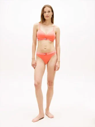 Slip bikini classique en coton stretch
