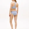 Slip bikini classique en coton stretch
