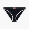 Slip bikini en coton stretch côtelé