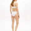 Slip bikini en jersey à imprimé floral