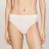 Slip bikini en maille avec logo Slip bikini en maille avec logo