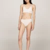 Slip bikini en maille avec logo Slip bikini en maille avec logo