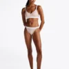 Slip bikini à logo monotype Slip bikini à logo monotype