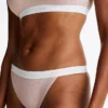 Slip bikini à logo monotype Slip bikini à logo monotype