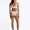 Slip bikini à logo monotype Slip bikini à logo monotype