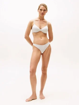 Soutien-gorge push-up sans armatures à logo répété