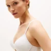 Soutien-gorge push-up sans armatures à logo répété Soutien-gorge push-up sans armatures à logo répété