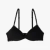 Soutien-gorge push-up sans armatures à logo répété Soutien-gorge push-up sans armatures à logo répété
