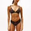 Soutien-gorge triangle en dentelle