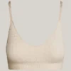 Soutien-gorge triangle en maille avec logo, sans doublure Soutien-gorge triangle en maille avec logo, sans doublure