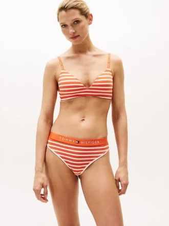 String en coton stretch avec logo Tommy