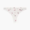 String en jersey à imprimé floral String en jersey à imprimé floral