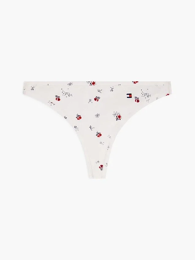 String en jersey à imprimé floral String en jersey à imprimé floral