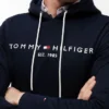 Sweat à capuche avec logo Tommy brodé Sweat à capuche avec logo Tommy brodé