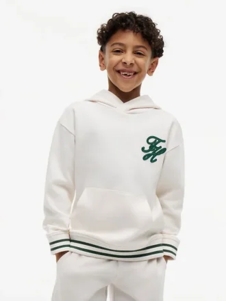 Sweat à capuche brodé pour enfant