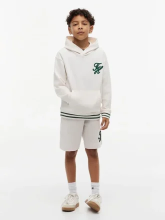 Sweat à capuche brodé pour enfant