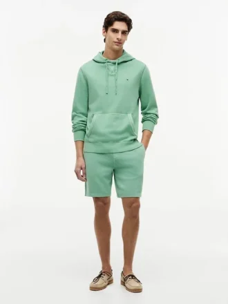 Sweat à capuche en tissu éponge délavé Sweat à capuche en tissu éponge délavé