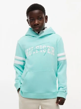 Sweat à capuche pour enfant avec logo Hilfiger