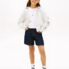 Sweat à capuche pour enfant avec logo étoile en strass Sweat à capuche pour enfant avec logo étoile en strass