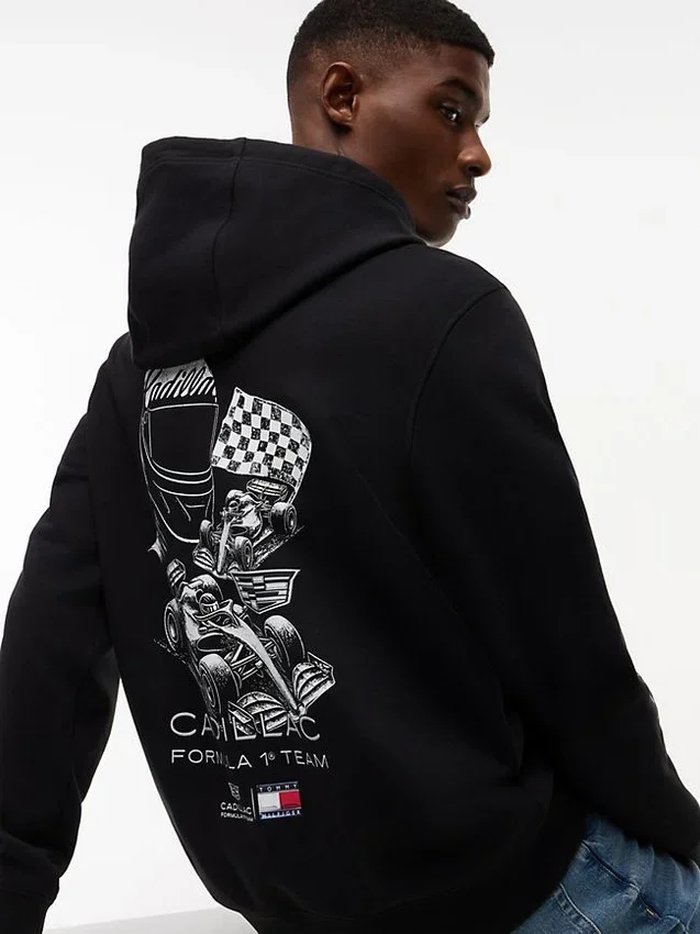 Sweat à capuche Tommy x Cadillac F1® Team Car Graphic Sweat à capuche Tommy x Cadillac F1® Team Car Graphic