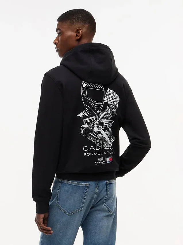 Sweat à capuche Tommy x Cadillac F1® Team Car Graphic Sweat à capuche Tommy x Cadillac F1® Team Car Graphic