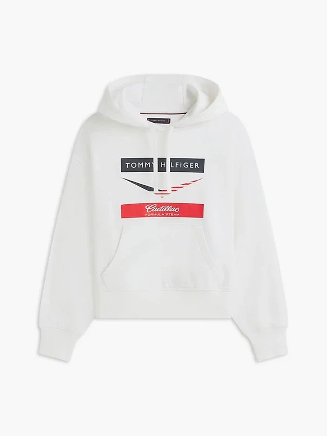 Sweat à capuche Tommy x Cadillac F1® Team Chevron Sweat à capuche Tommy x Cadillac F1® Team Chevron