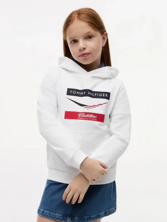 Sweat à capuche Tommy x Cadillac F1® Team Chevron pour enfants