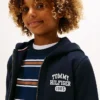 Sweat à capuche zippé avec logo pour enfants Sweat à capuche zippé avec logo pour enfants