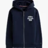 Sweat à capuche zippé avec logo pour enfants Sweat à capuche zippé avec logo pour enfants