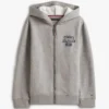 Sweat à capuche zippé avec logo pour enfants Sweat à capuche zippé avec logo pour enfants
