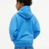 Sweat à capuche zippé pour enfant avec drapeau ton sur ton