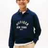 Sweat-shirt graphique Hilfiger à coupe arrondie pour enfant Sweat-shirt graphique Hilfiger à coupe arrondie pour enfant