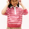 Sweat-shirt polo à rayures pour enfant Sweat-shirt polo à rayures pour enfant