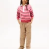 Sweat-shirt polo à rayures pour enfant Sweat-shirt polo à rayures pour enfant