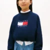 Sweat-shirt pour enfant avec logo drapeau ondulé Sweat-shirt pour enfant avec logo drapeau ondulé