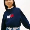 Sweat-shirt pour enfant avec logo drapeau ondulé Sweat-shirt pour enfant avec logo drapeau ondulé