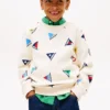 Sweat-shirt pour enfant à motif drapeaux de voile Sweat-shirt pour enfant à motif drapeaux de voile