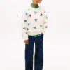 Sweat-shirt pour enfant à motif drapeaux de voile Sweat-shirt pour enfant à motif drapeaux de voile
