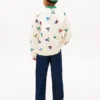 Sweat-shirt pour enfant à motif drapeaux de voile Sweat-shirt pour enfant à motif drapeaux de voile