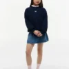 Sweat-shirt raglan à drapeau ton sur ton pour enfants Sweat-shirt raglan à drapeau ton sur ton pour enfants