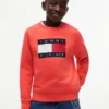 Sweat-shirt raglan pour enfant avec logo Tommy Flag Sweat-shirt raglan pour enfant avec logo Tommy Flag