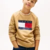 Sweat-shirt raglan pour enfant avec logo Tommy Flag Sweat-shirt raglan pour enfant avec logo Tommy Flag